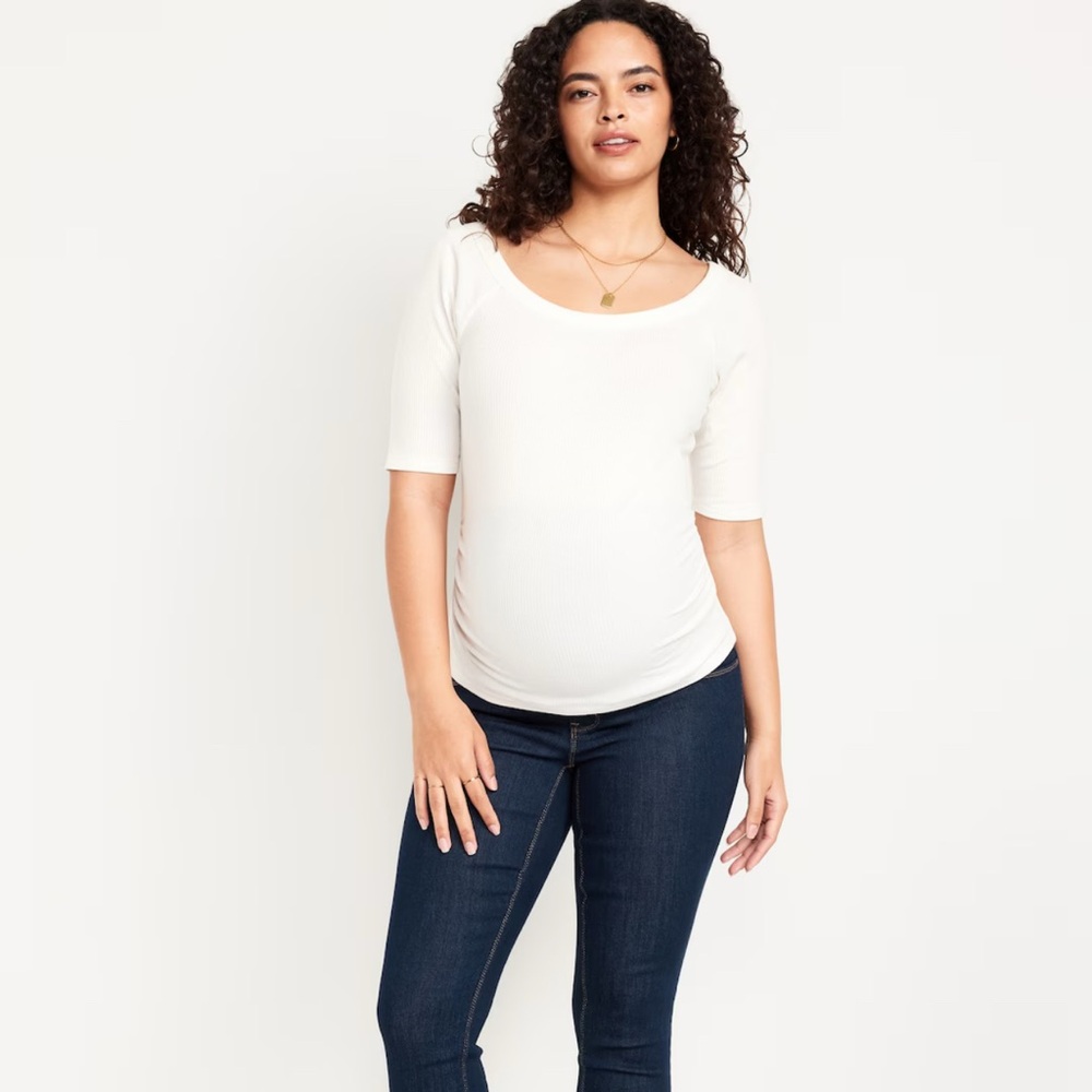 NWT Old Navy Maternity Full-Panel Skinny Jeans Size 12 Short